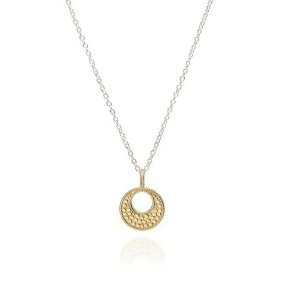Anna Beck Classic Small Circle Pendant Necklace B521 - Picture 1 of 3